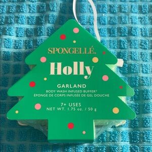 Spongelle Holly Garland Body Wash Infused Buffer - Green